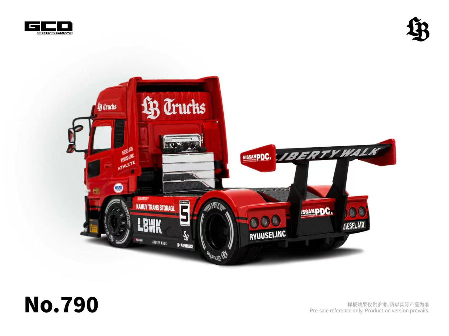 GCD x Liberty Walk Super Silhouette Set Red/Black