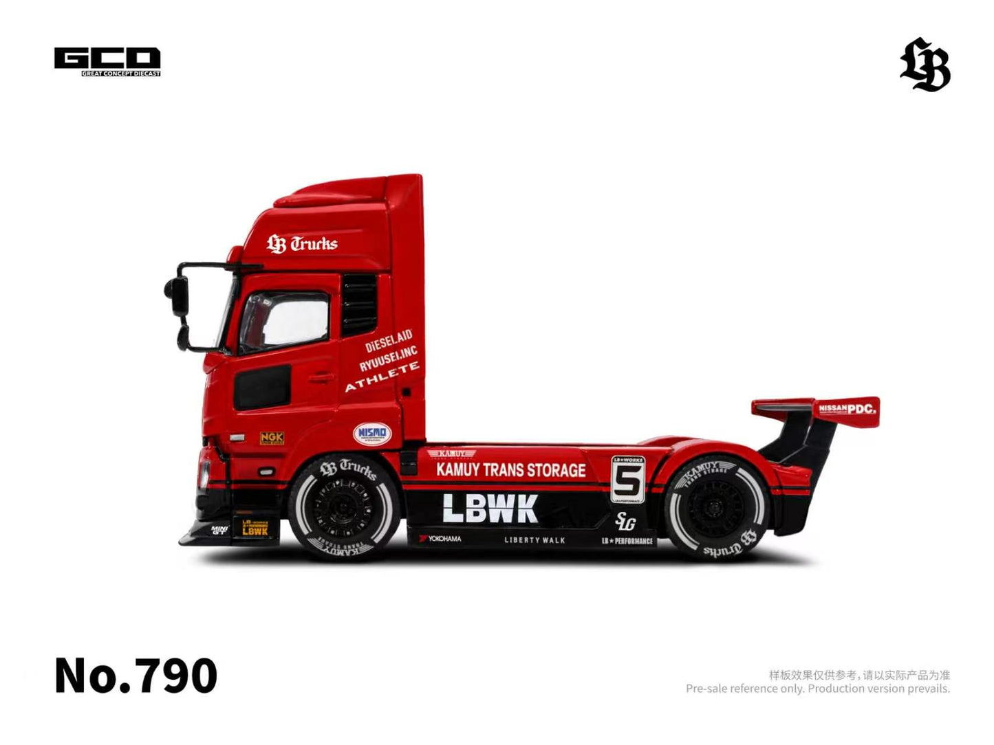 GCD x Liberty Walk Super Silhouette Set Red/Black