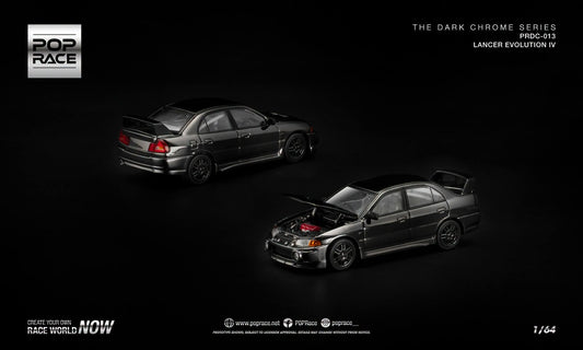 Pop Race PRDC-013 Lancer Evolution IV Dark Chrome