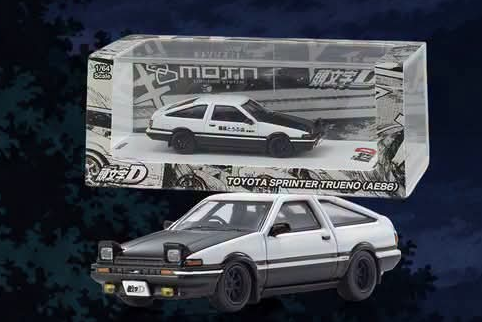 Kyosho x MOTN Initial D 1:64 AE86, RX-7 FD3S, RX-7 FC3S, WRX STI GC8