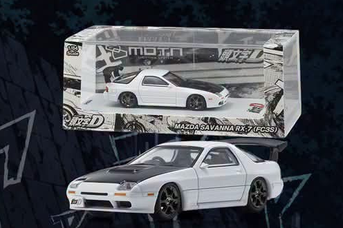 Kyosho x MOTN Initial D 1:64 AE86, RX-7 FD3S, RX-7 FC3S, WRX STI GC8