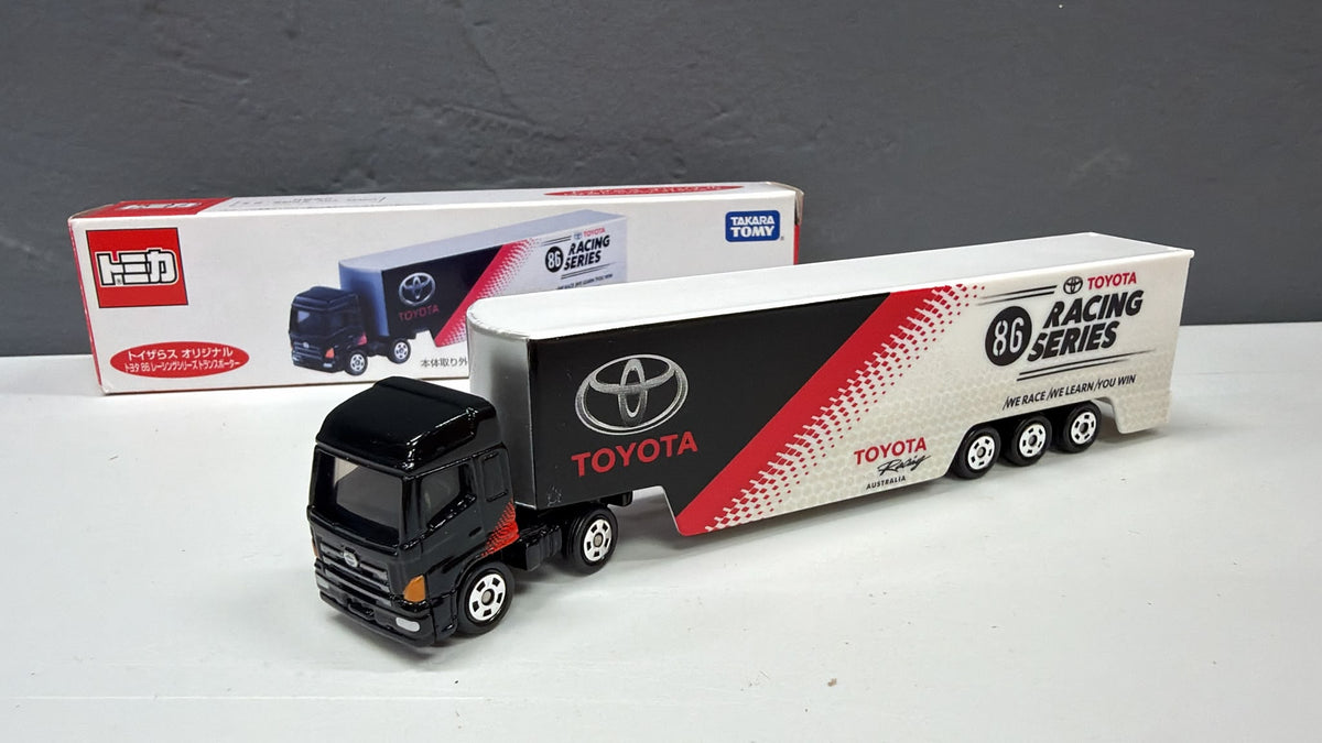 Tomica Toys "R" Us Original - Toyota 86 Racing Series Transporter