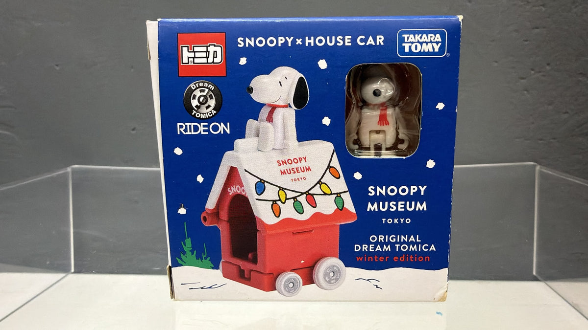 SNOOPY MUSEUM TOKYO ORIGINAL DREAM TOMICA - SNOOPY × HOUSE CAR (Winter Edition)