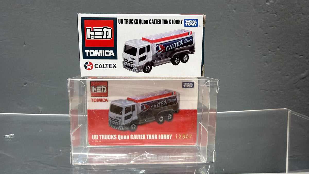 TOMICA UD Trucks Quon Caltex Tank Lorry (Not For Sale / Exclusive)