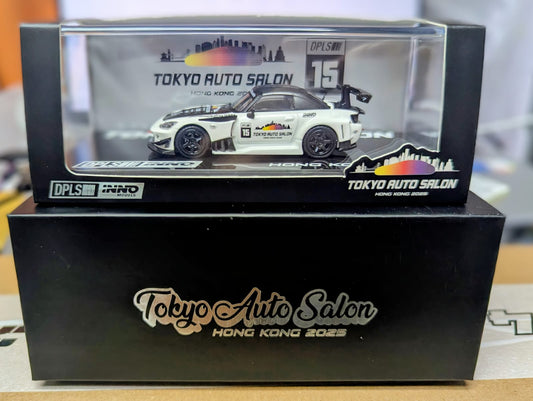 Inno64 1:64 Scale DPLS X Tokyo Auto Salon Hong Kong 2025 Honda S2000 J's Racing