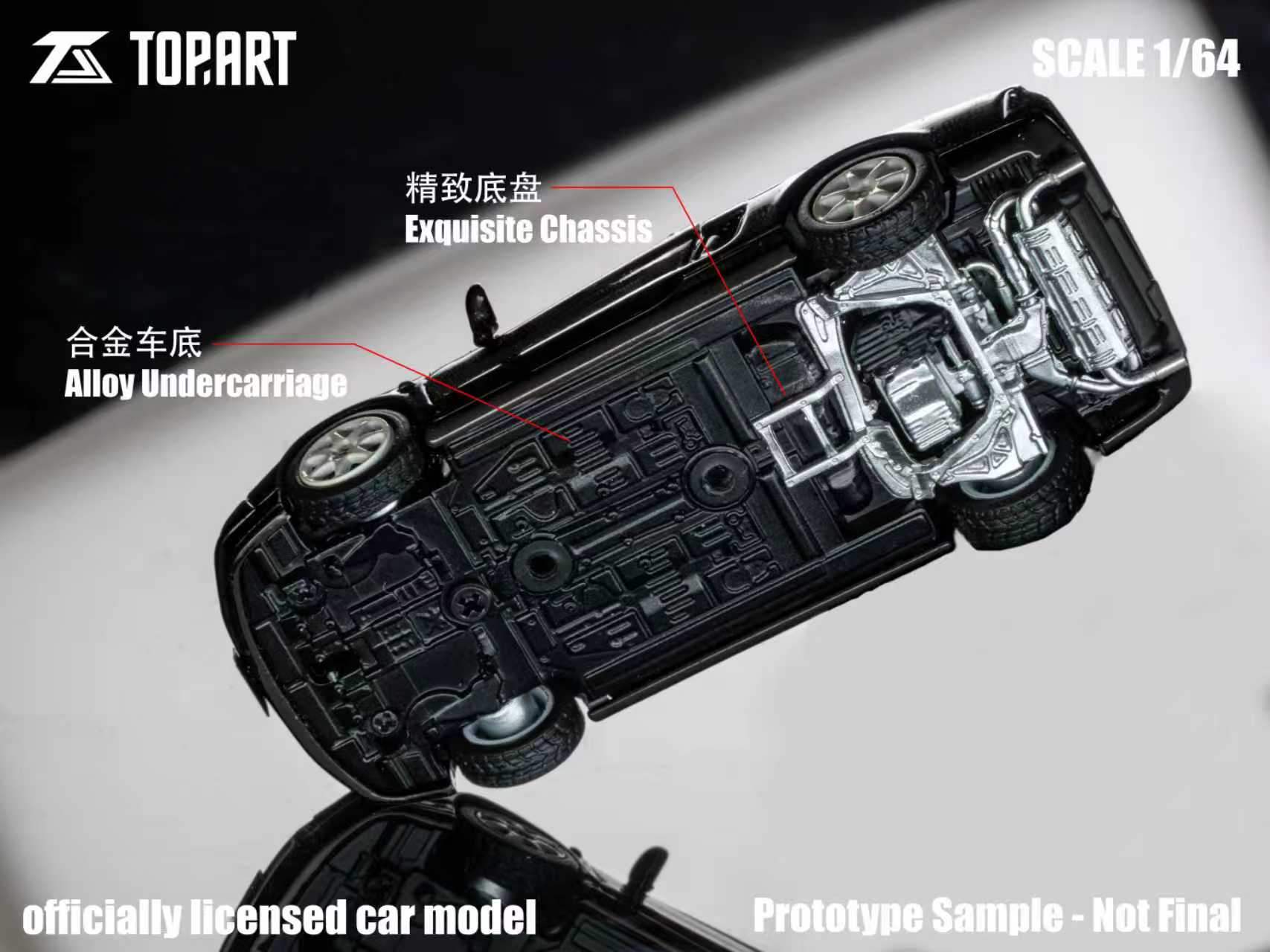 Top.Art 1:64 Scale NSX-R (NA2) 2002-05 Metallic Black Limited