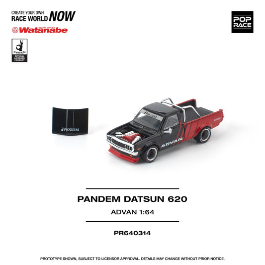 Pop Race 1:64 Scale Pandem Datsun 620 Advan
