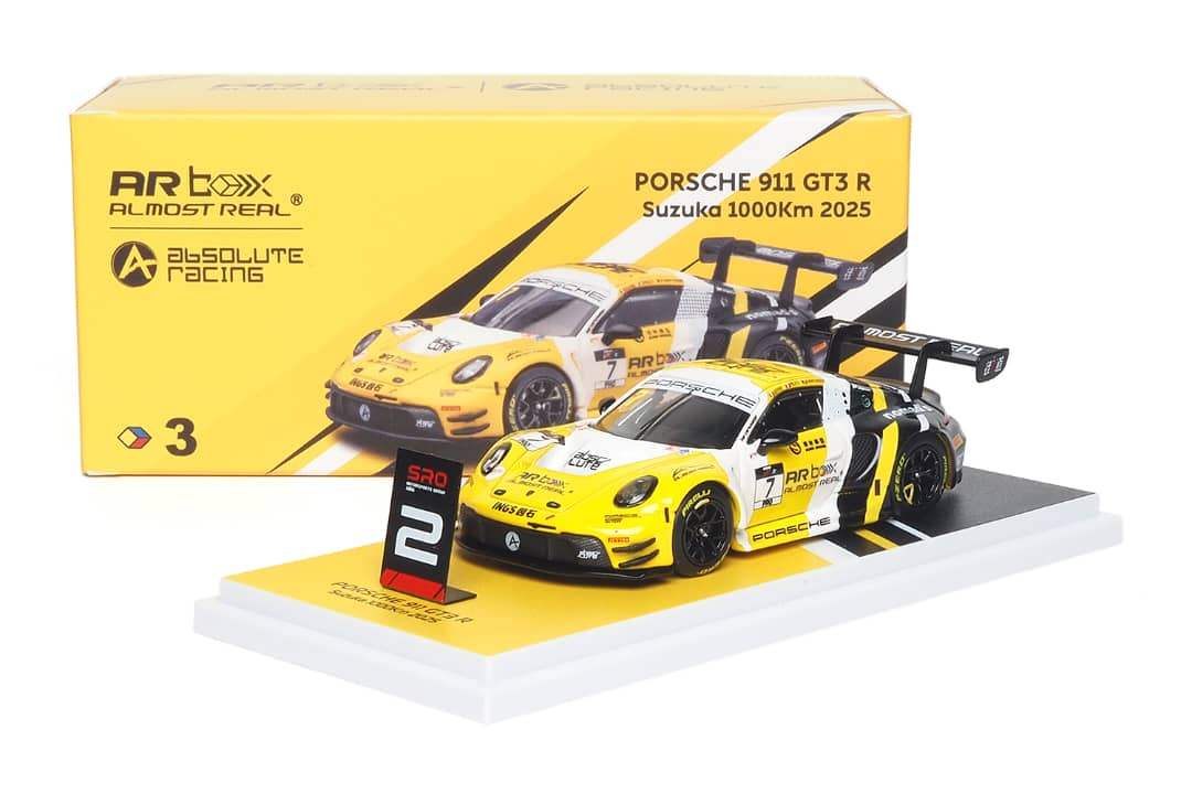 Almost Real AR Box 1:64 Porsche 911 GT3 R Suzuka 1000Km 2025