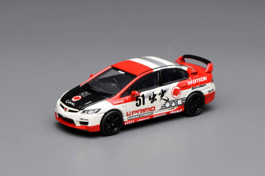 Motorhelix 1:64 Honda Civic Type-R FD2 Idemitsu Motion Livery