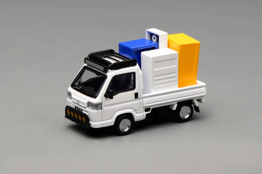 Motorhelix 1:64 Honda Acty Truck Town Spirit Color Style Taffeta White