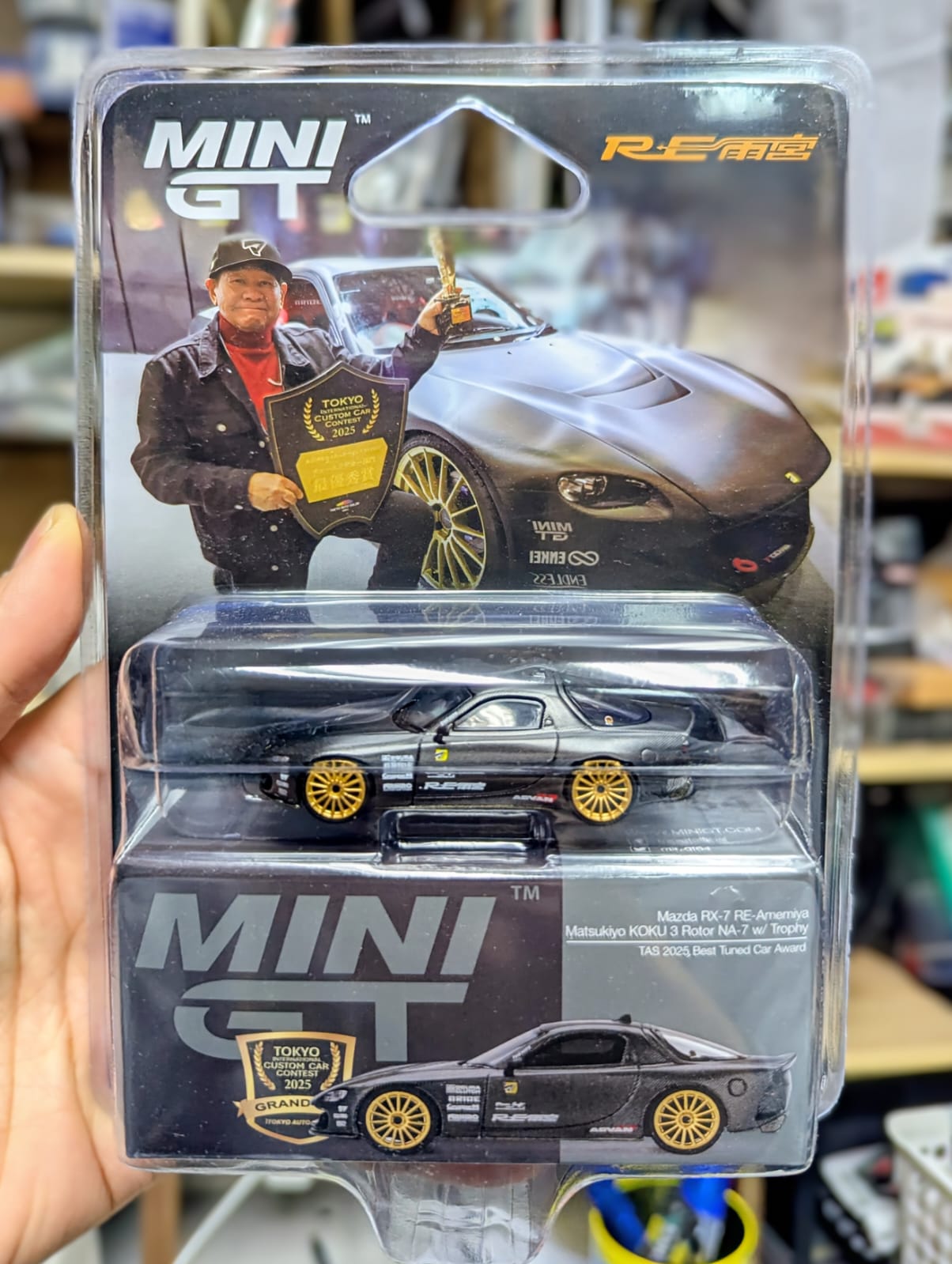 Mini GT 1:64 Scale #1154 Mazda RX-7 RE Amemiya Tokyo Auto Salon 2026 Limited