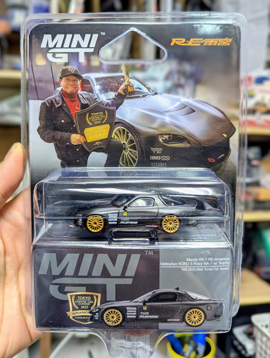 Mini GT 1:64 Scale #1154 Mazda RX-7 RE Amemiya Tokyo Auto Salon 2026 Limited