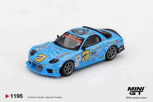 Mini GT 1:64 Scale #1195 Mazda RX-7 RE-Amemiya 2025 D1GP