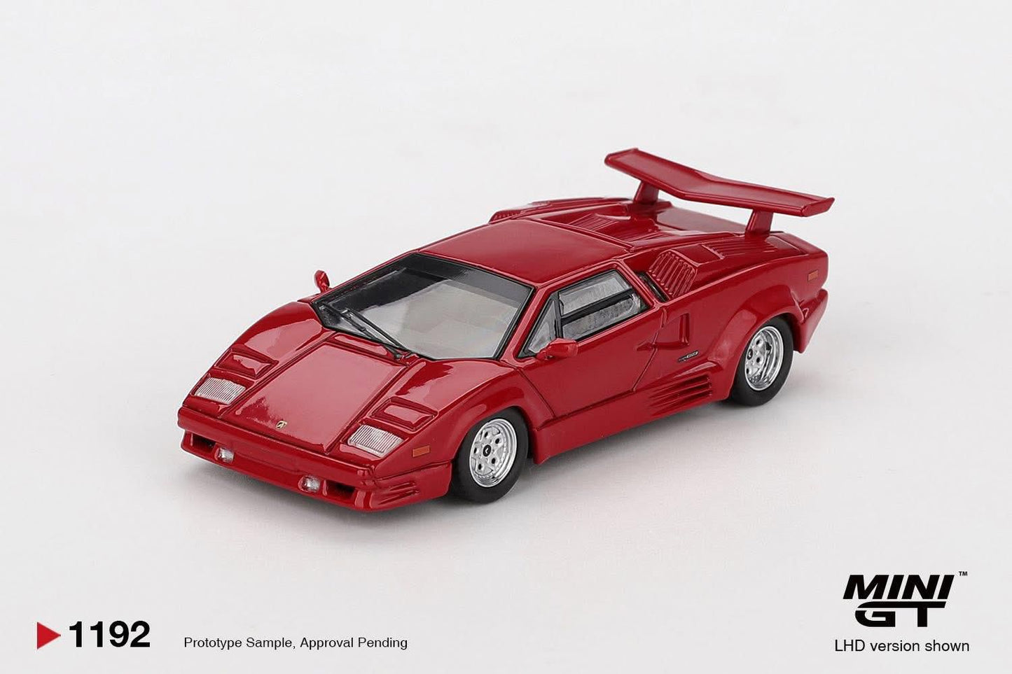 Mini GT 1:64 Scale #1192 Lamborghini Countach 25th Anniversary Red