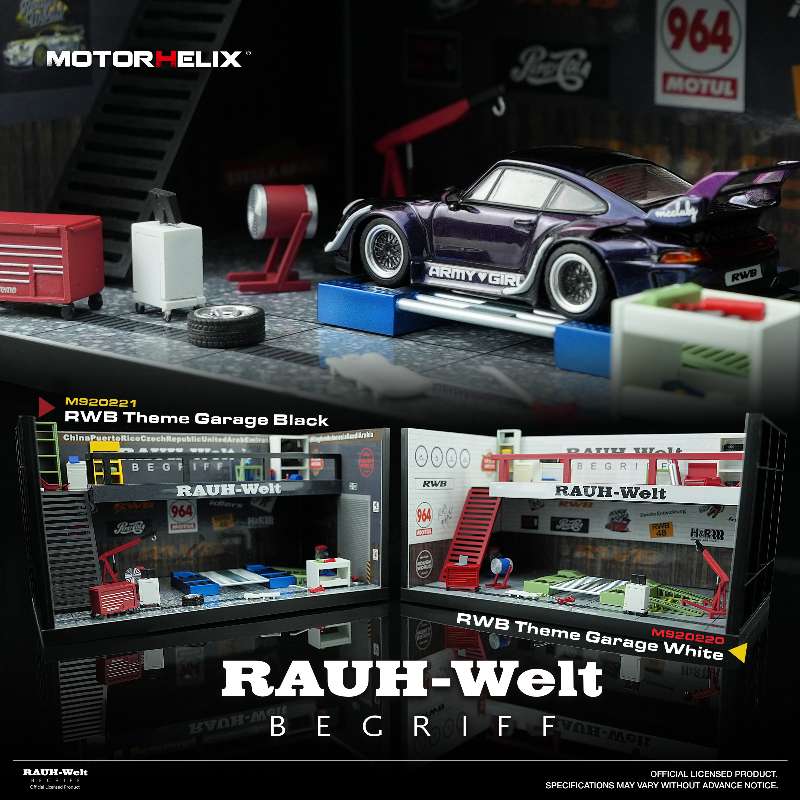 MOTORHELIX 1:64 RWB 993 Army Girl