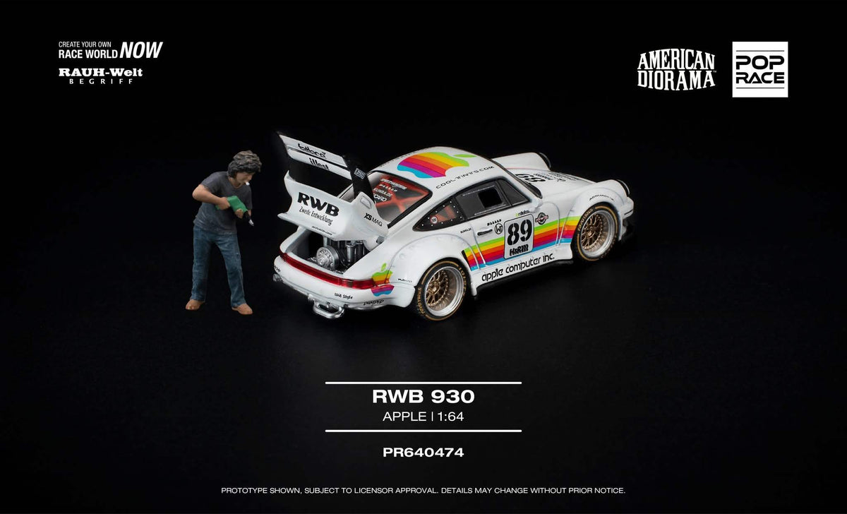 Poprace Rwb 930 Pop Race RWB 930 Apple with Figure – Mobile Garage HK