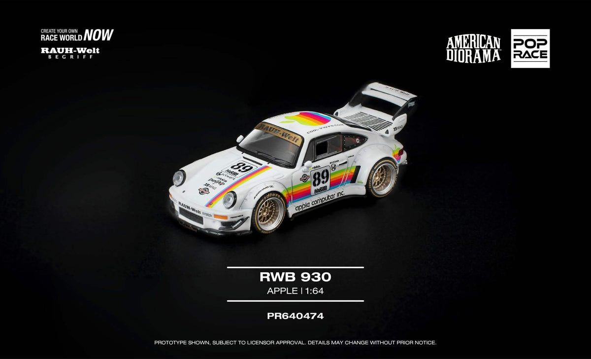 Poprace Rwb 930 Pop Race RWB 930 Apple with Figure – Mobile Garage HK