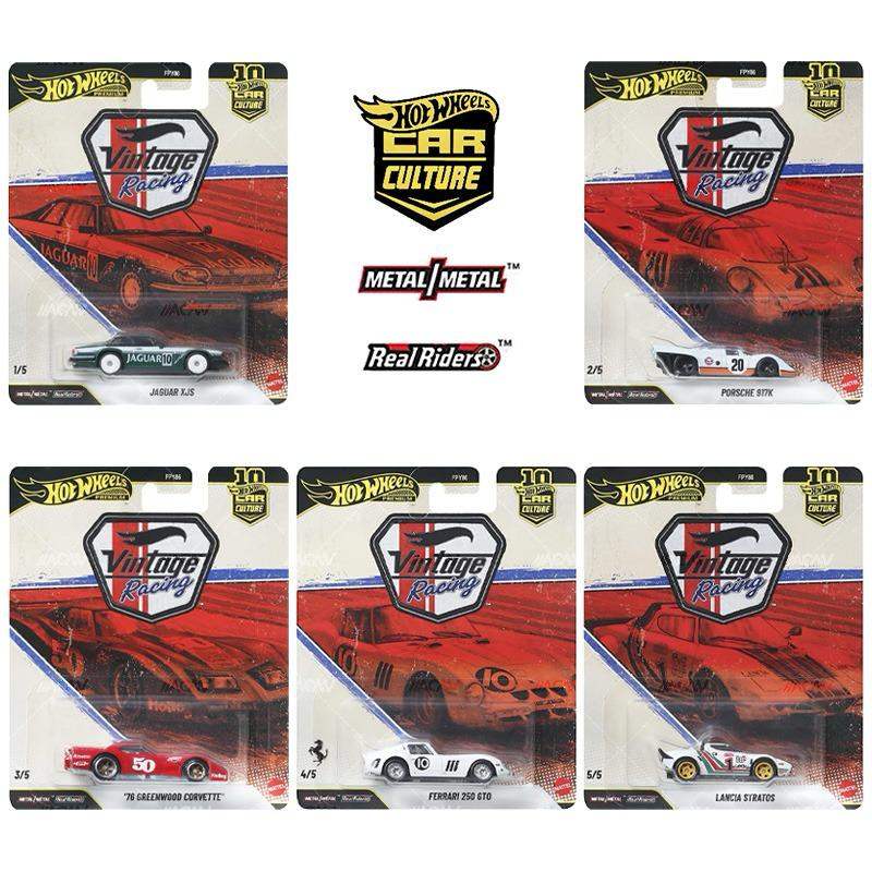 Hot Wheels Premium Car Culture Vintage Racing Set of 5 FPY86-T-Hot Wheels-1:64-Mobile Garage HK