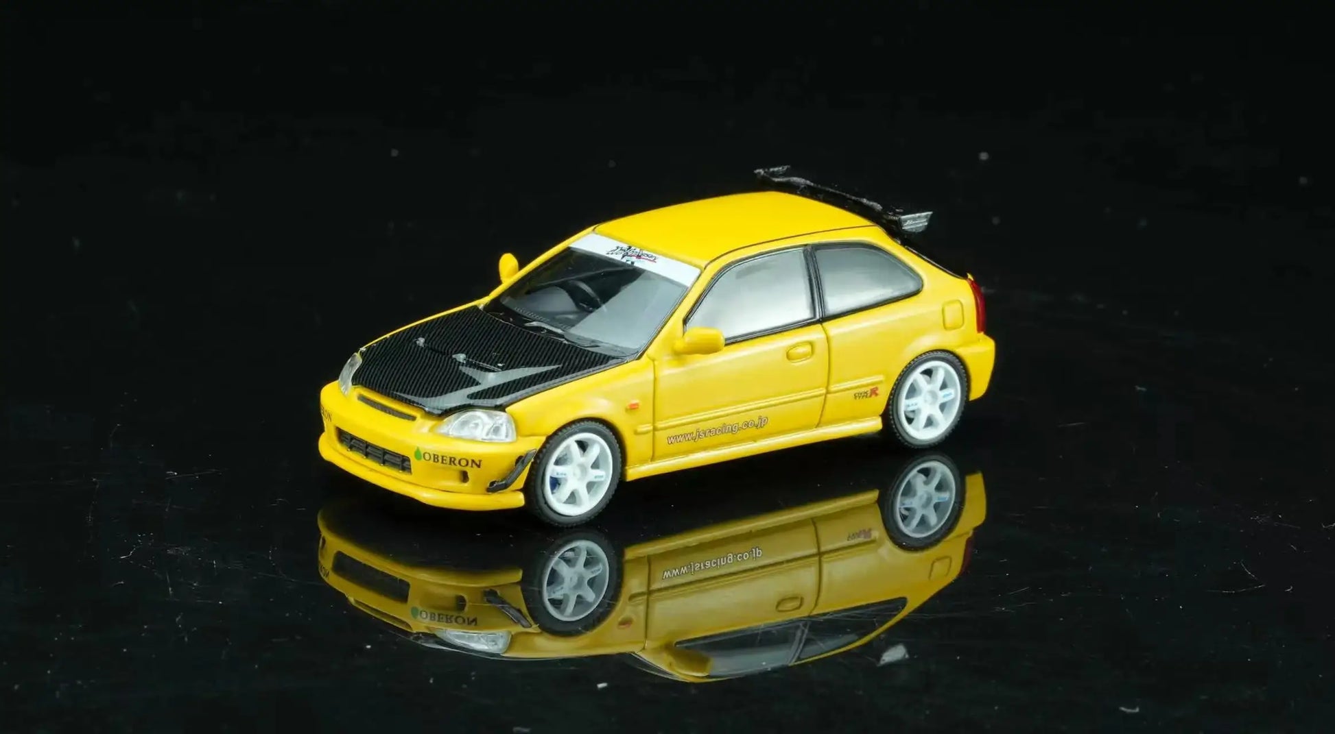 MotorHelix 1:64 Scale Honda Civic Type R (EK9) J'S Racing Livery