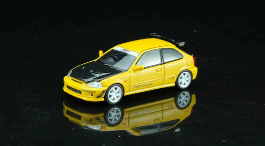 MotorHelix 1:64 Scale Honda Civic Type R (EK9) J'S Racing Livery