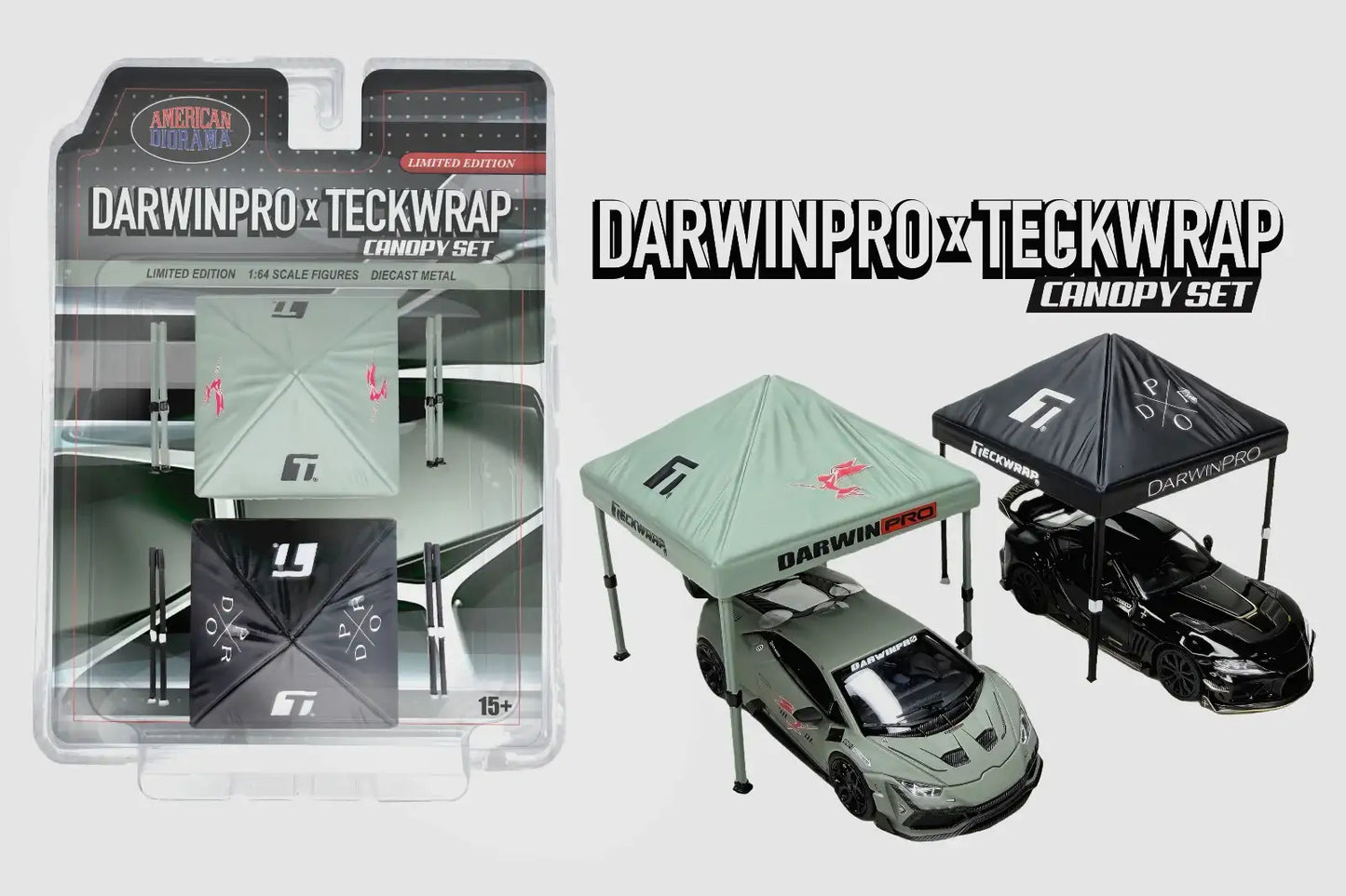 American Diorama 1:64 DarwinPro x Teckwrap Canopy Set