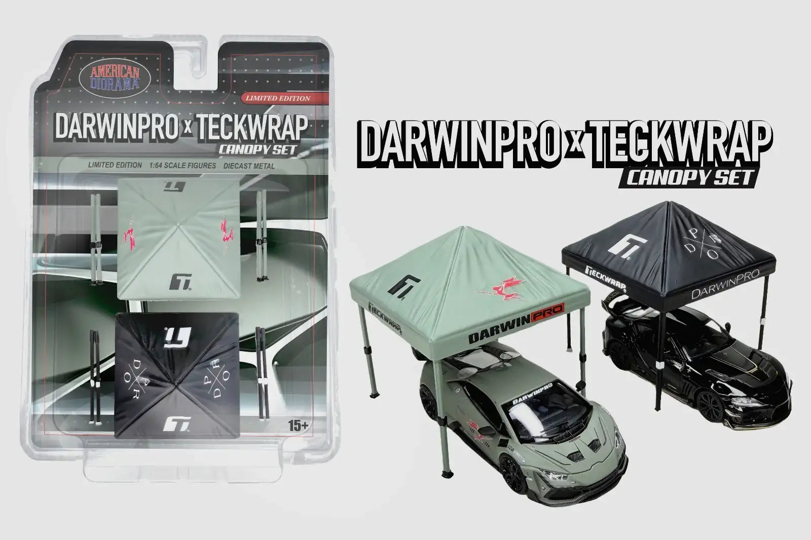 American Diorama 1:64 DarwinPro x Teckwrap Canopy Set