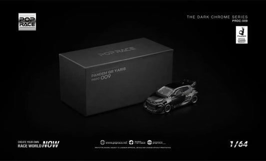 Pop Race 1:64 Dark Chrome Series Pandem GR Yaris PRDC-009