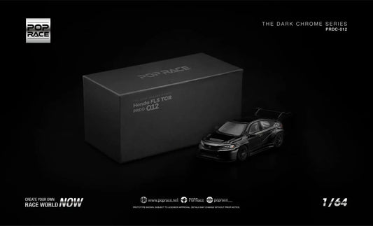Pop Race 1:64 Dark Chrome Series Honda Civic FL5 TCR PRDC-012