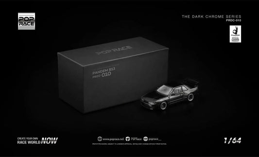 Pop Race 1:64 Dark Chrome Series Pandem S13 PRDC-010