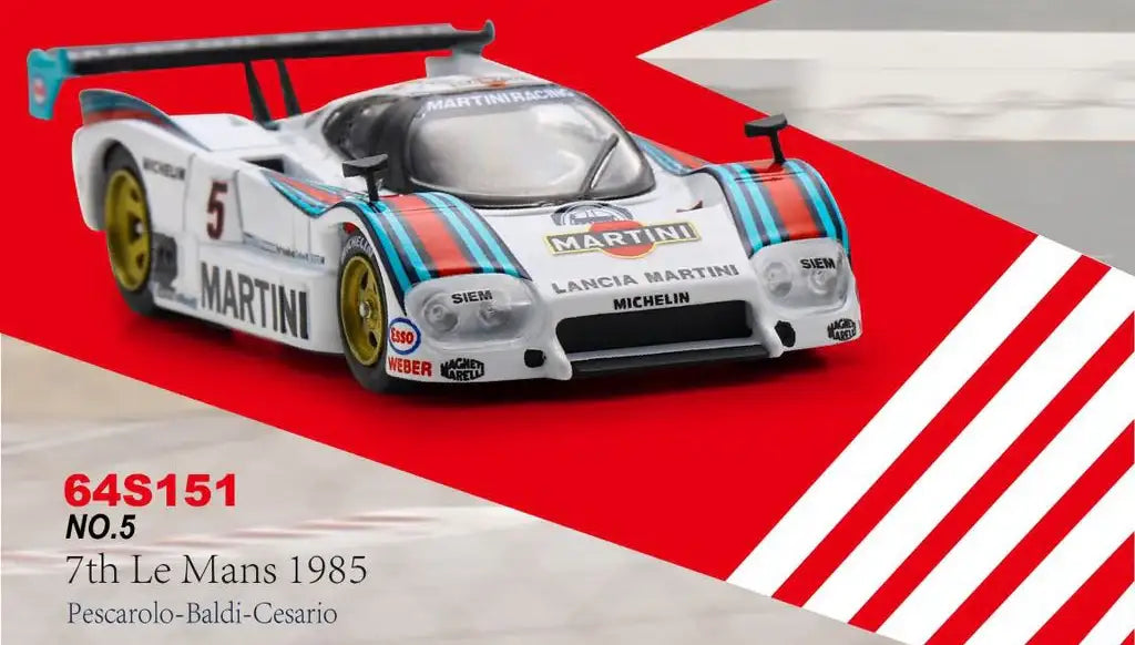 Spark 1/64 Lancia LC2 Le Mans 1985 (64S150 / 64S151)
