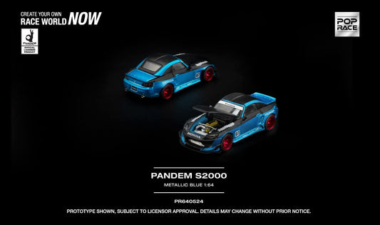Pop Race PR640524 Pandem S2000 Metallic Blue
