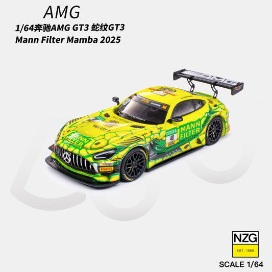 NZG 114600010 Mercedes-AMG GT3 EVO 2025 DTM Winward Racing #48 Mann Filter Mamba