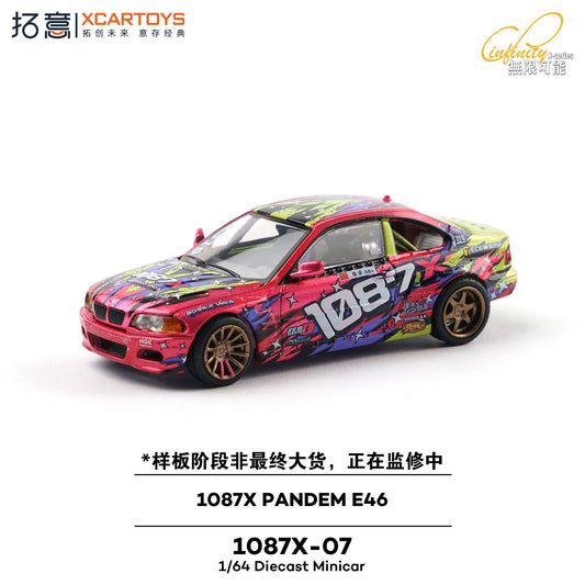 Xcartoys 1087X-07 1087X Pandem BMW E46 Pink Livery Infinity Series 1:64