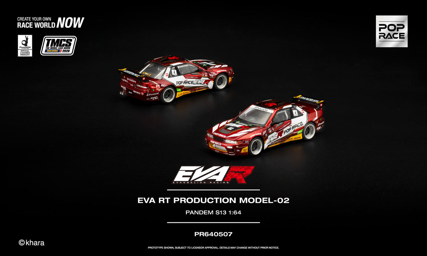 Pop Race Nissan Silvia S13 Pandem EVA RT Production Model-02 PR640507 (TMCS 2026 Exclusive)