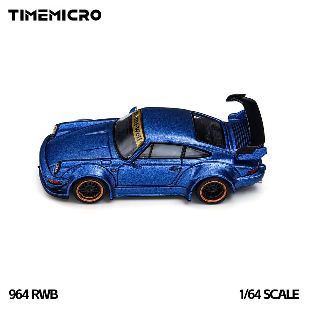 Time Micro Porsche 964 RWB Blue TMCS 2026 Exclusive - Side View