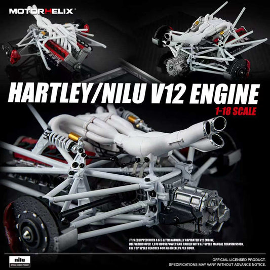 MotorHelix Mazda R26B Rotary Engine 787B 1/18