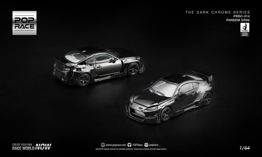 Pop Race PRDC-013 Lancer Evolution IV Dark Chrome