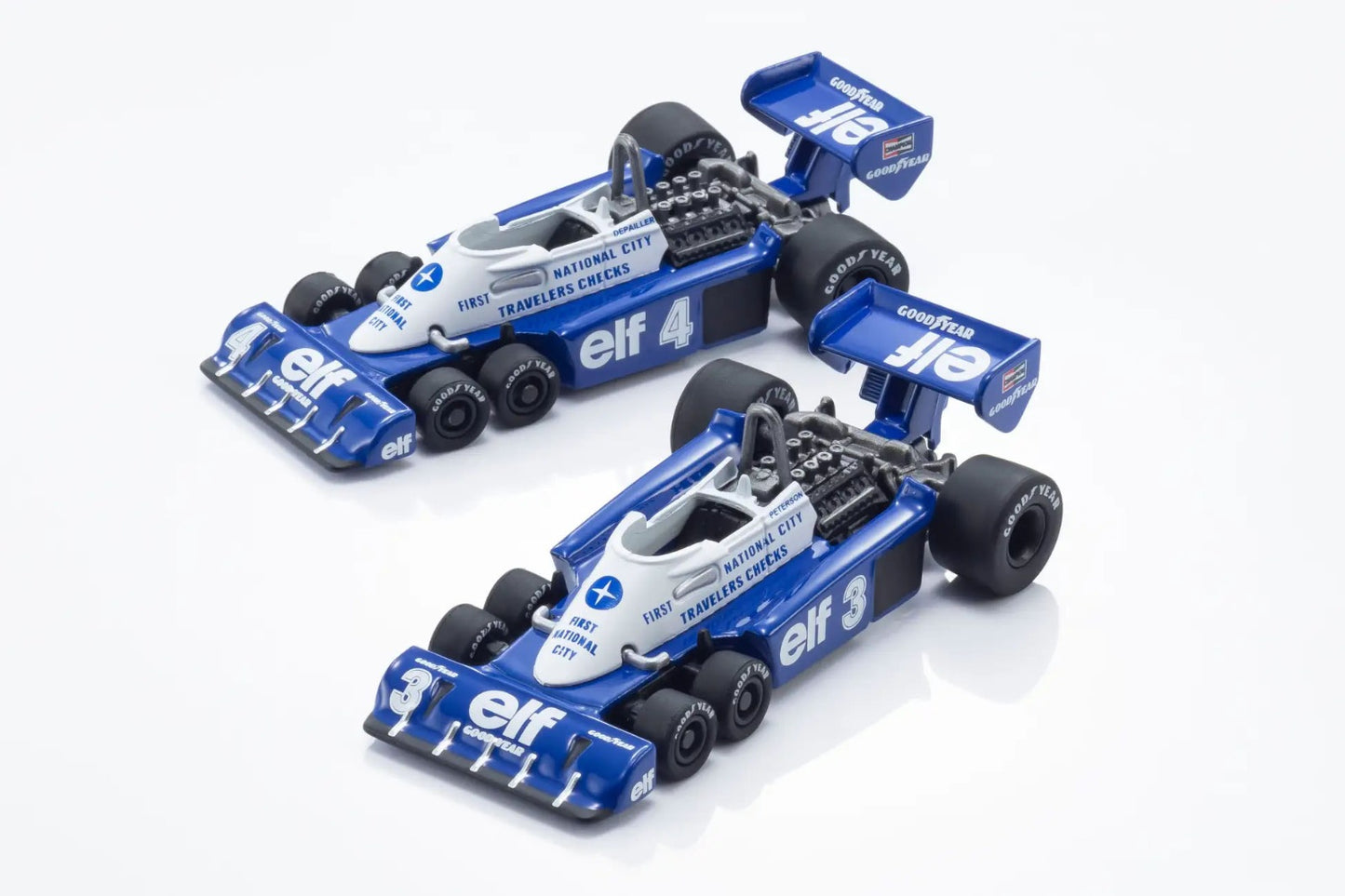 Kyosho Tyrrell P34 Six-Wheeler all variants group shot
