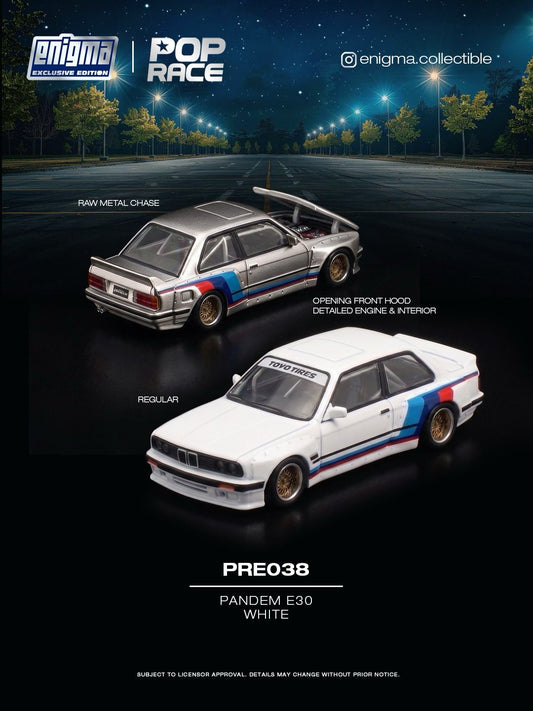 Pop Race PRE038 Pandem E30 White Enigma Exclusive