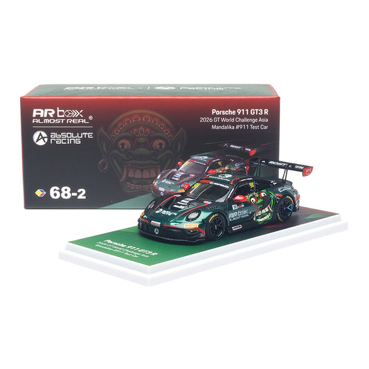 Almost Real 68-2 Porsche 911 GT3 R 2026 GT World Challenge Asia Mandalika #911 Test Car