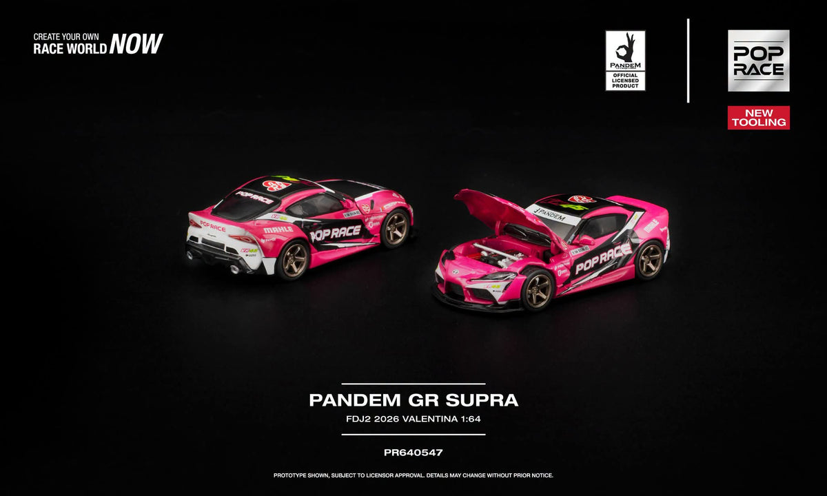 Pop Race Pandem GR Supra FDJ2 2026 Valentina Pink PR640547