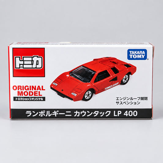 Tomica Shop Original Lamborghini Countach LP400 red box