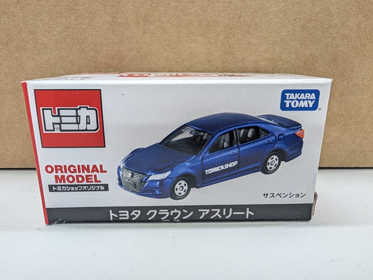Blue Toyota Crown Athlete Tomica Shop Original box