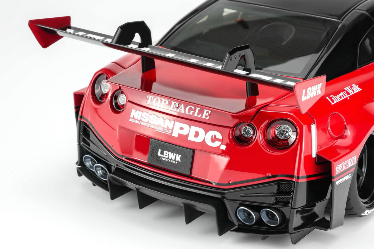 Motor Helix M80803 LB-Silhouette Works GT Nissan 35GT-RR Ver.1 (Red & Black) 1:18 Limited Edition 999pcs
