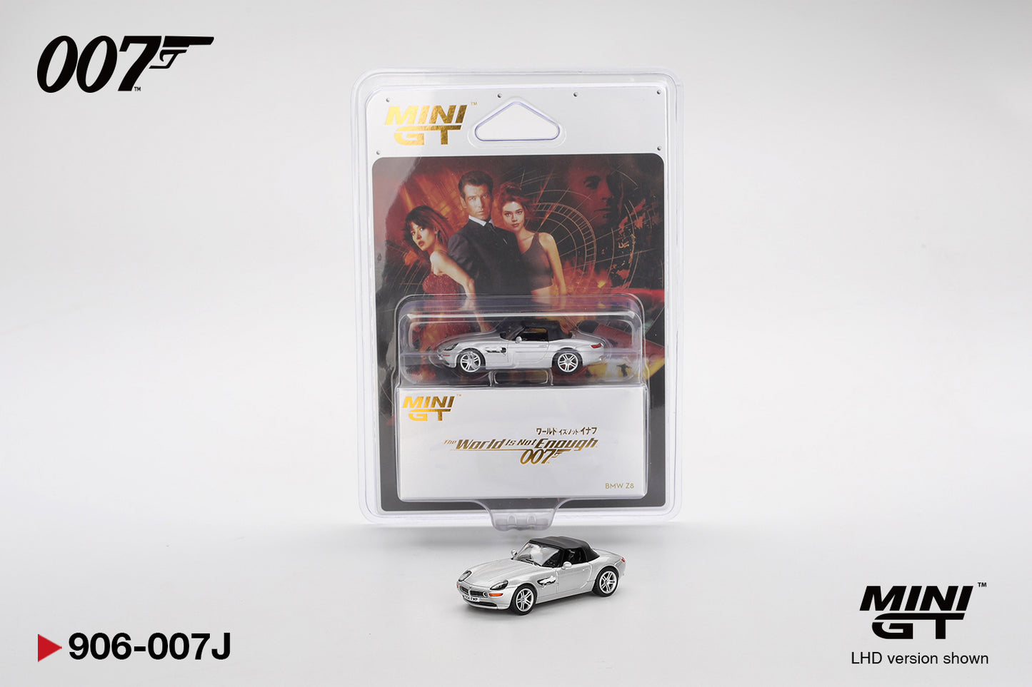 Mini GT 1:64 Scale #906 BMW Z8 "The World Is Not Enough" 007