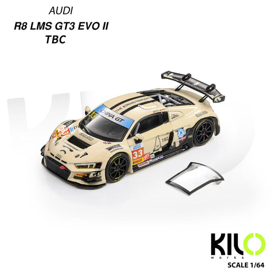 KILOworks 1:64 Audi R8 LMS GT3 EVO II TBC