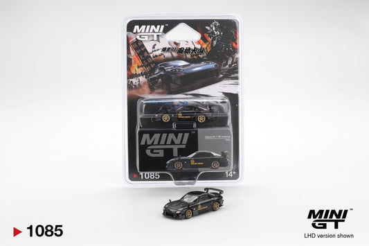 Mini GT 1:64 Scale x Tokyo Auto Salon Hong Kong 2025 #1085 Mazda RX-7 RE-Amemiya Black 爆走RE  風林火山