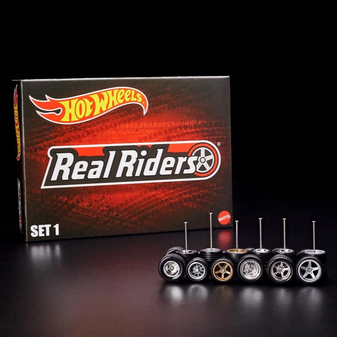 Hot Wheels RLC Exclusive Real Riders Wheels Pack Set 1