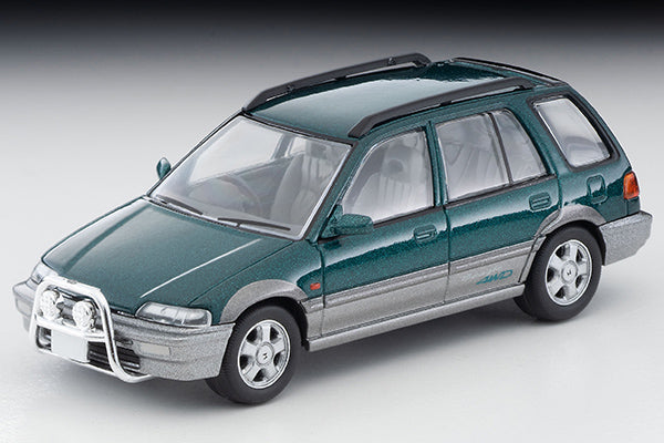 Tomica Limited Vintage Neo LV-N293b Honda Civic Shuttle Beagle (green/gray) 1994 model