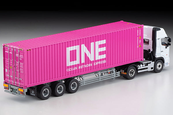 Tomica Limited Vintage Neo LV-N292b Hino Profia 40ft marine container trailer (Toho Sharyo TC36H1C34) Ocean Network Express